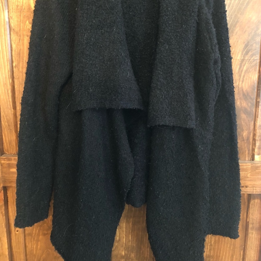 Black cardigan